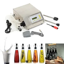 Manual Digital Control Pump Drink Water Liquid Filling Machine Beer Bottle Honey Juice Oil Milk Wine Filler Machine 5-3500ml