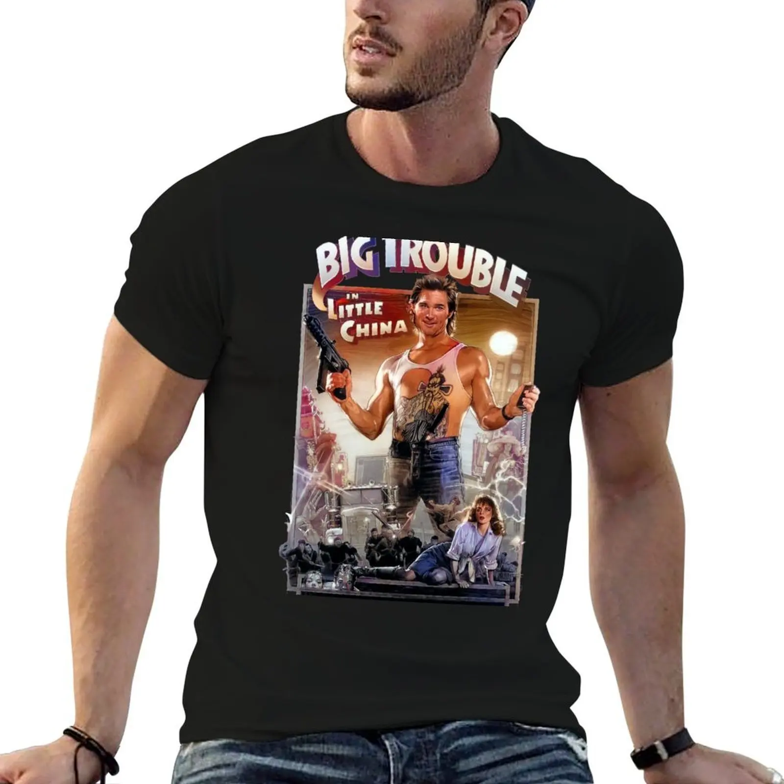 Big trouble netflix T-Shirt boys animal print luxury t-shirt men t shirt