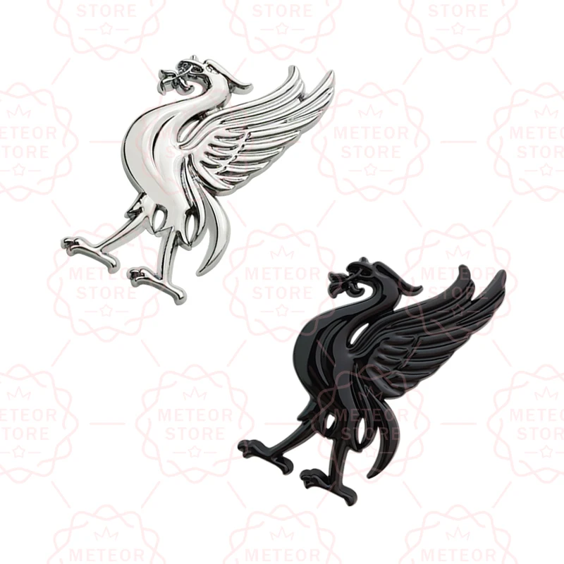 Car Nameplate Liverpool Kop Metal Badge Rear Trunk Side Decal Sticker Emblem For MINI COOPER MG Peugeot Skoda Hyundai Ford