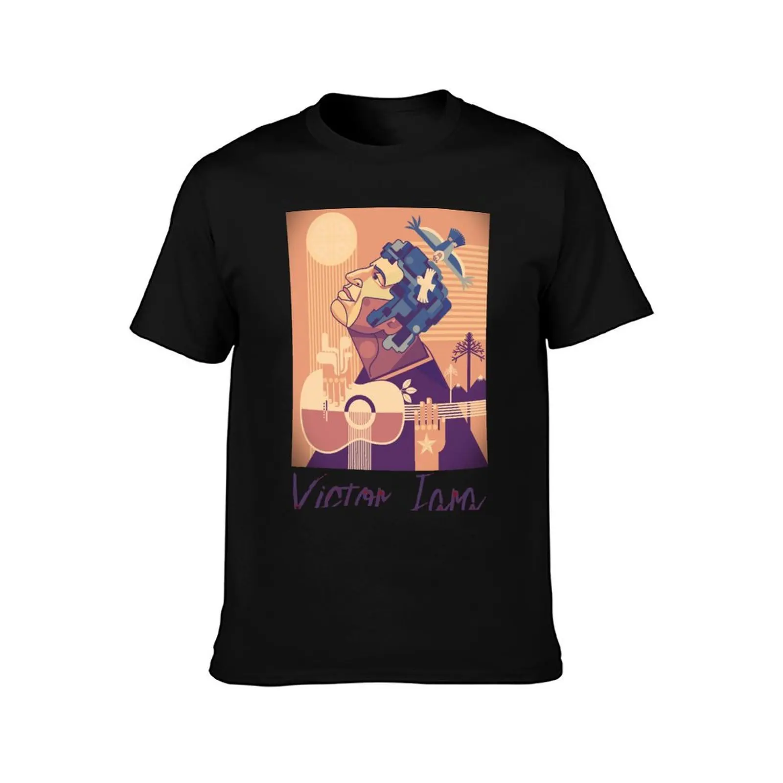 Victor Jara Art variation #2 T-Shirt Anti-Pilling Casual T-Shirt