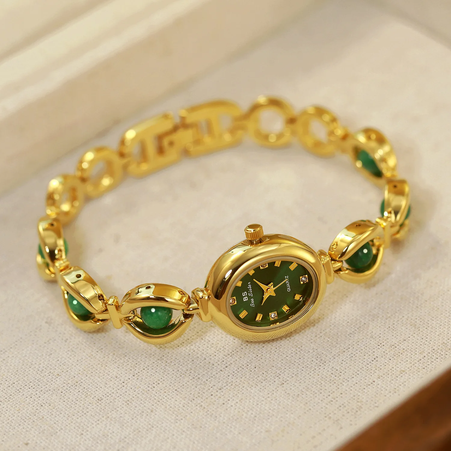 

New Stylish And Luxurious Women'S Watch, Green Watch, Exquisite Ladies' Wristwatch, Women'S Timepiece, Ladies' Watch.