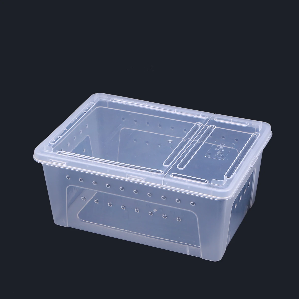 

Feeding Box Reptile Case Breeding Container Terrarium High Transparency Durable PP Material Suitable Reptiles Insects