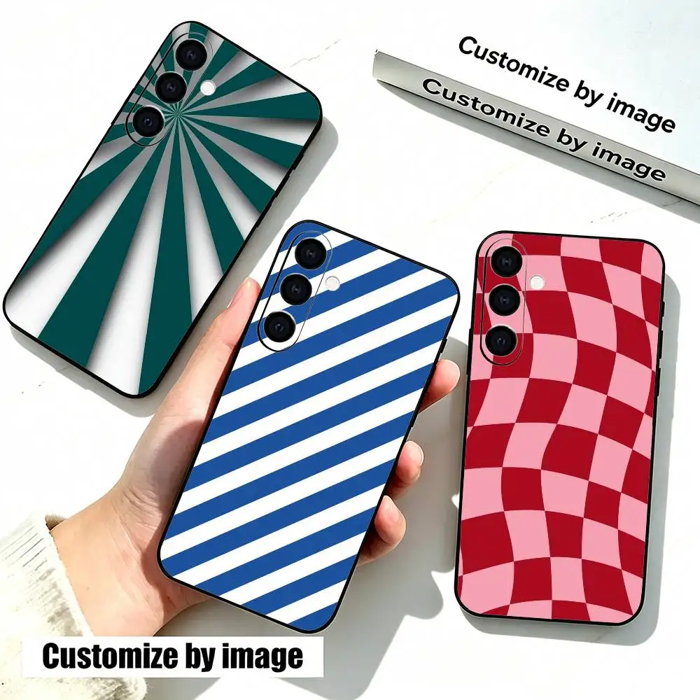 Clean line a-arts  Phone Case For Samsung Galaxy A73,A72,A71,A70,A53,A52,A51,Others Soft Black Cover