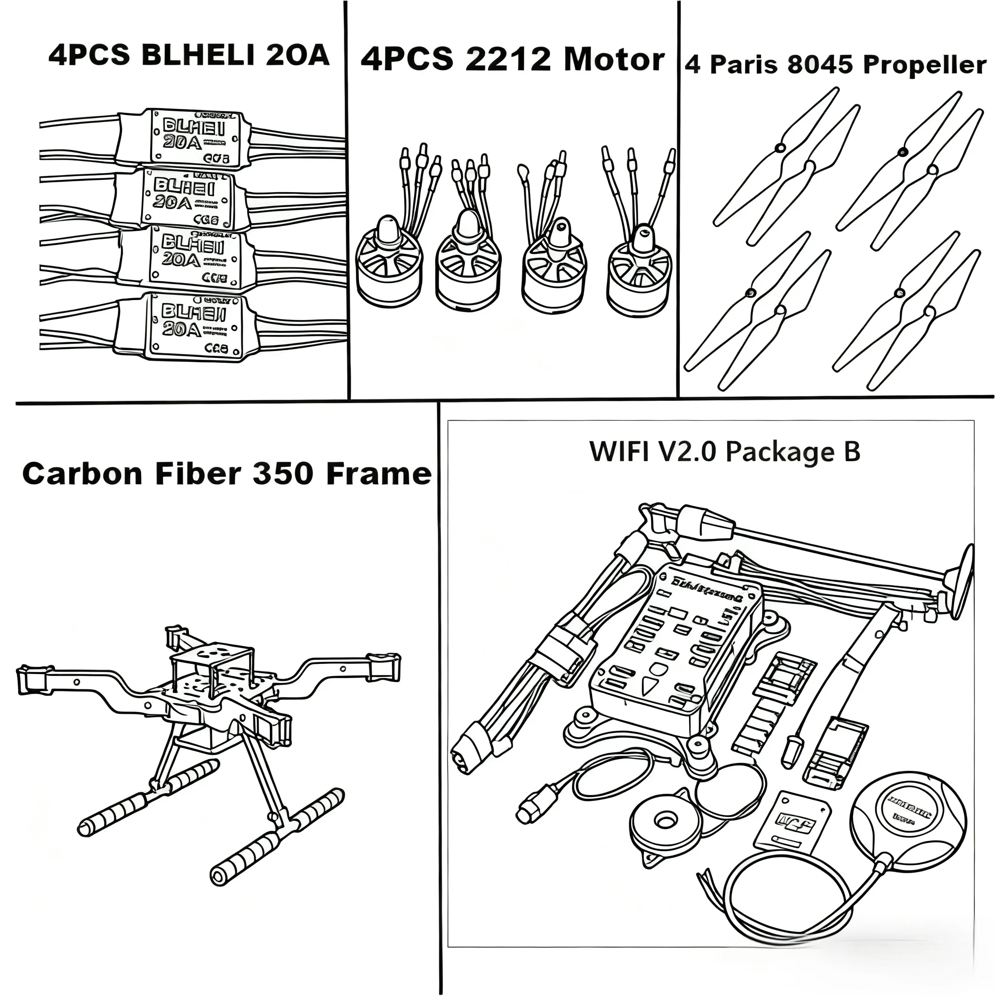 

HotRC PIXHAWK 2.4.8 M8N новый умный дрон с открытым исходным кодом FLY350 300 380 450 мм пикселей квадрокоптер с отвернутой стойкой