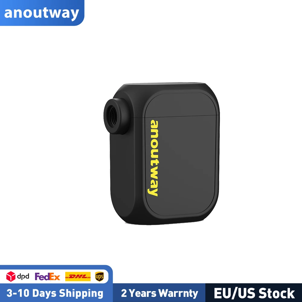 anoutway AT1 Electric Mini Pump for Bike Cordless Tier Inflator 120 PSI Max  450mAh 7.4V Battery 25Mins Fast Charging