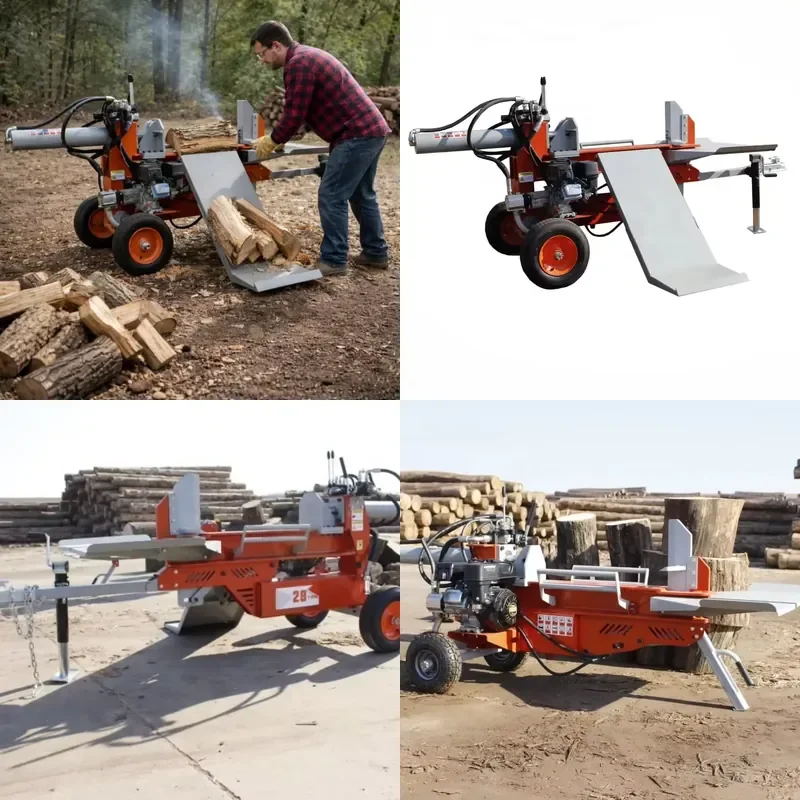 

SFW Certificate Customized Heavy Hydraulic Log Splitter Splitter Machine for Firewood Cutting, Wood Processing, Home and