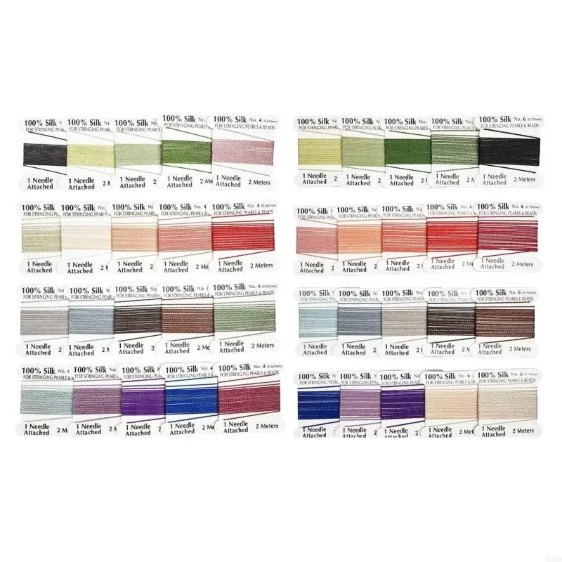 

Natural Silk Cord for Bracelet Jewelry Making Knotting Cord Beading Bead Thread