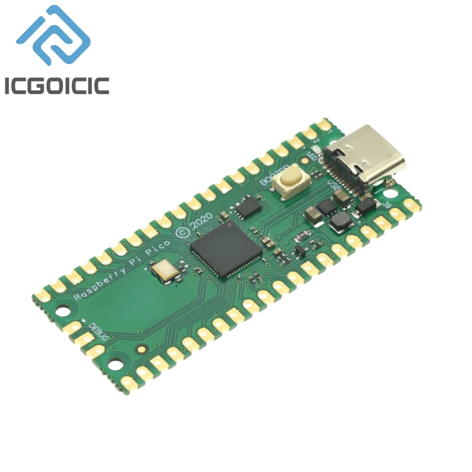 Development Board Dual-core RP2040 Supports Mciro TYPE-C Python for Raspberry Pi PICO