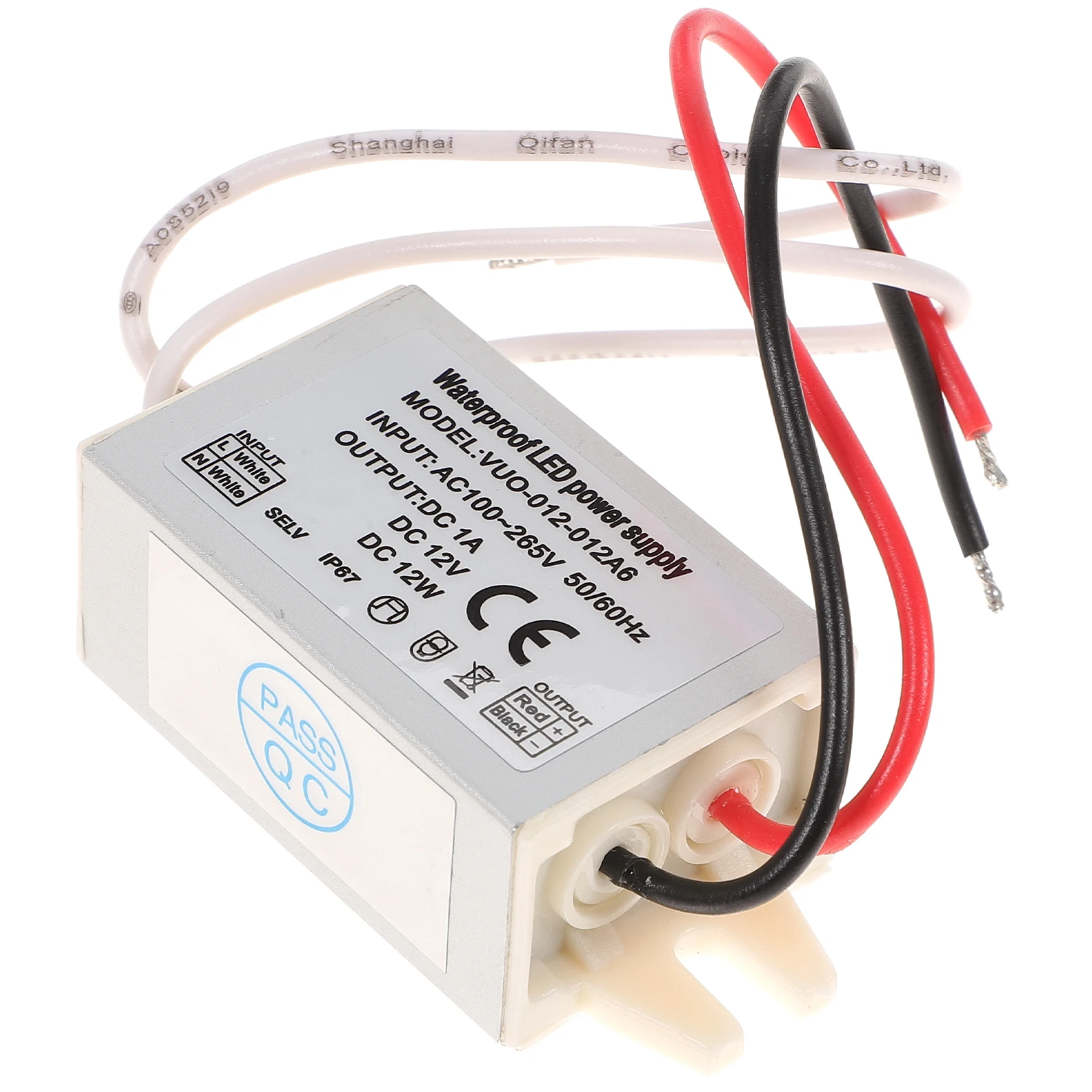 

12V DC LED Power Driver Waterproof IP67 12W Converter Constant Voltage LED Strip Light Adapter Low Voltage Outdoor Panel