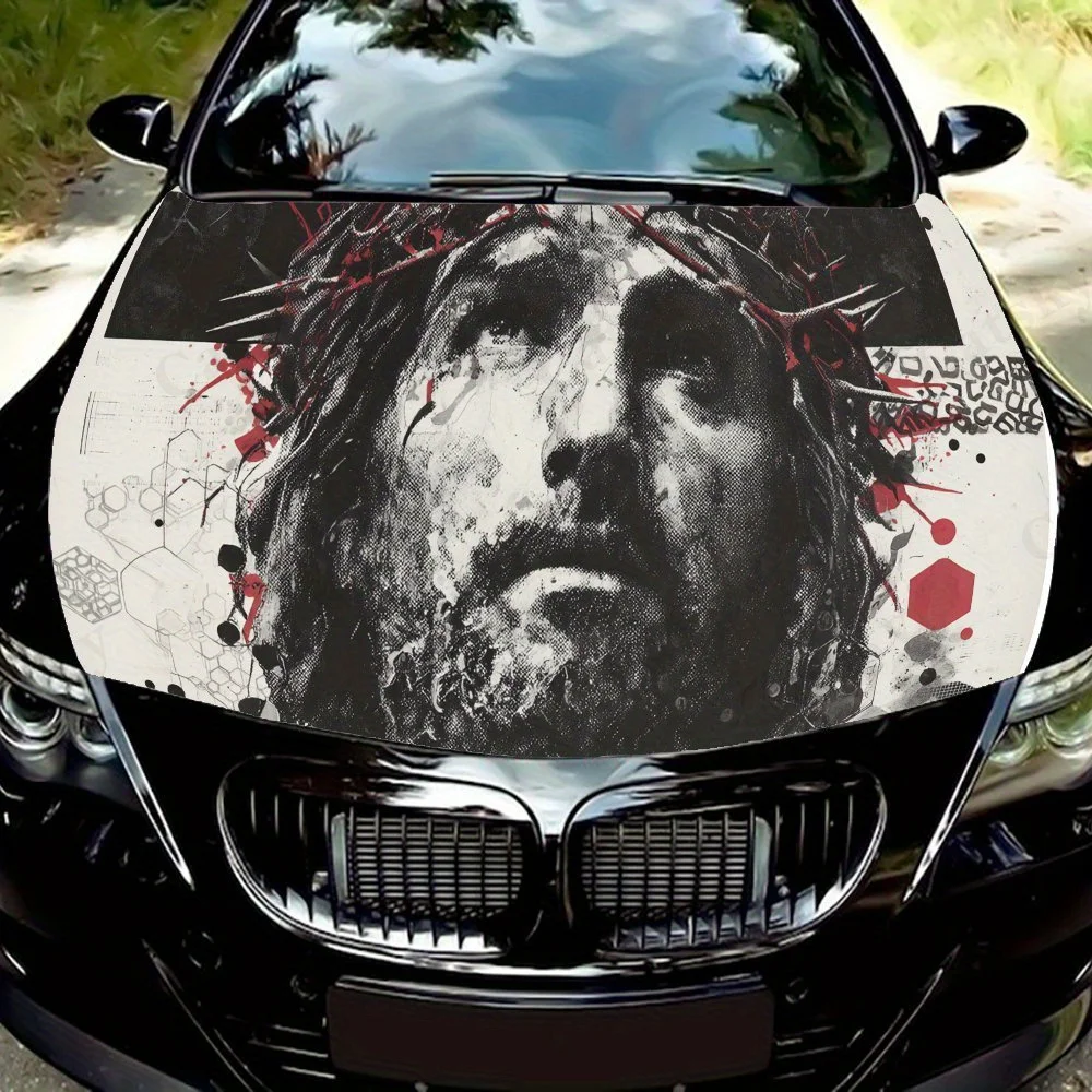 

The Appearance of the Victims PVC Car Vinyl Wraps, Self-Adhesive Waterproof Car Hood Decal Sticker, Car Decoration Protection St