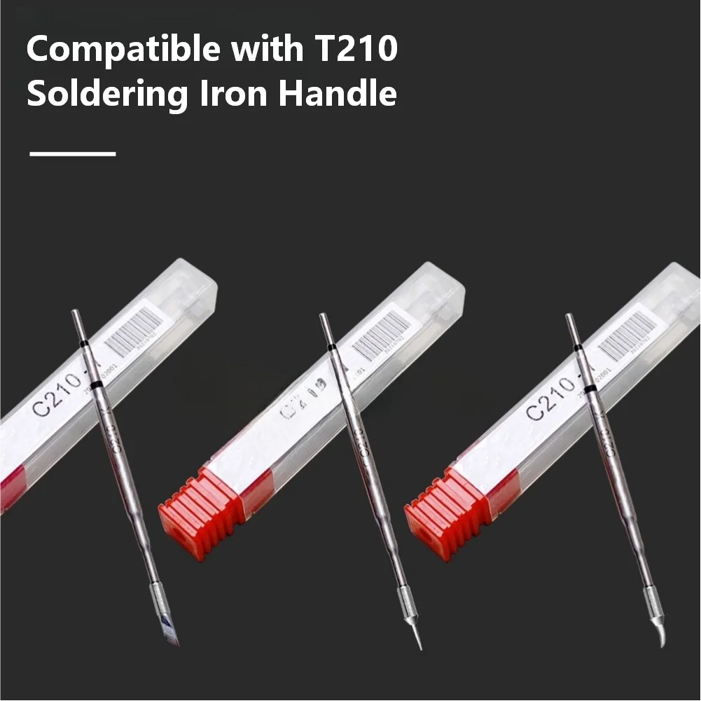 /Stainless /Steel /Soldering Iron Tip Fast Heating For C210 Welding Station Compatible Replacement Accessories