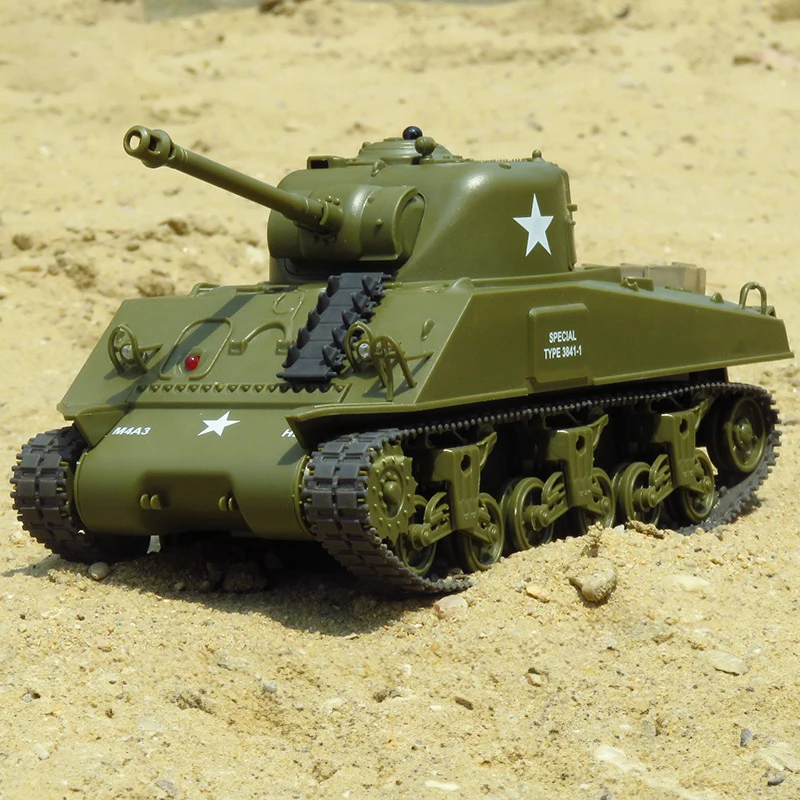 Henglong 2.4 zbiornik RC, Sherman vs Pershing czołg na podczerwień GHz RC czołg zdalnego sterowania nam Model zbiornika