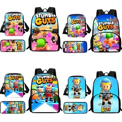 3Pcs Set For Stumbles Guyss Child Backpacks Shoulder Bag Pencil Case Pupil Large Capacity School Bags for Boys Girls Best Gift