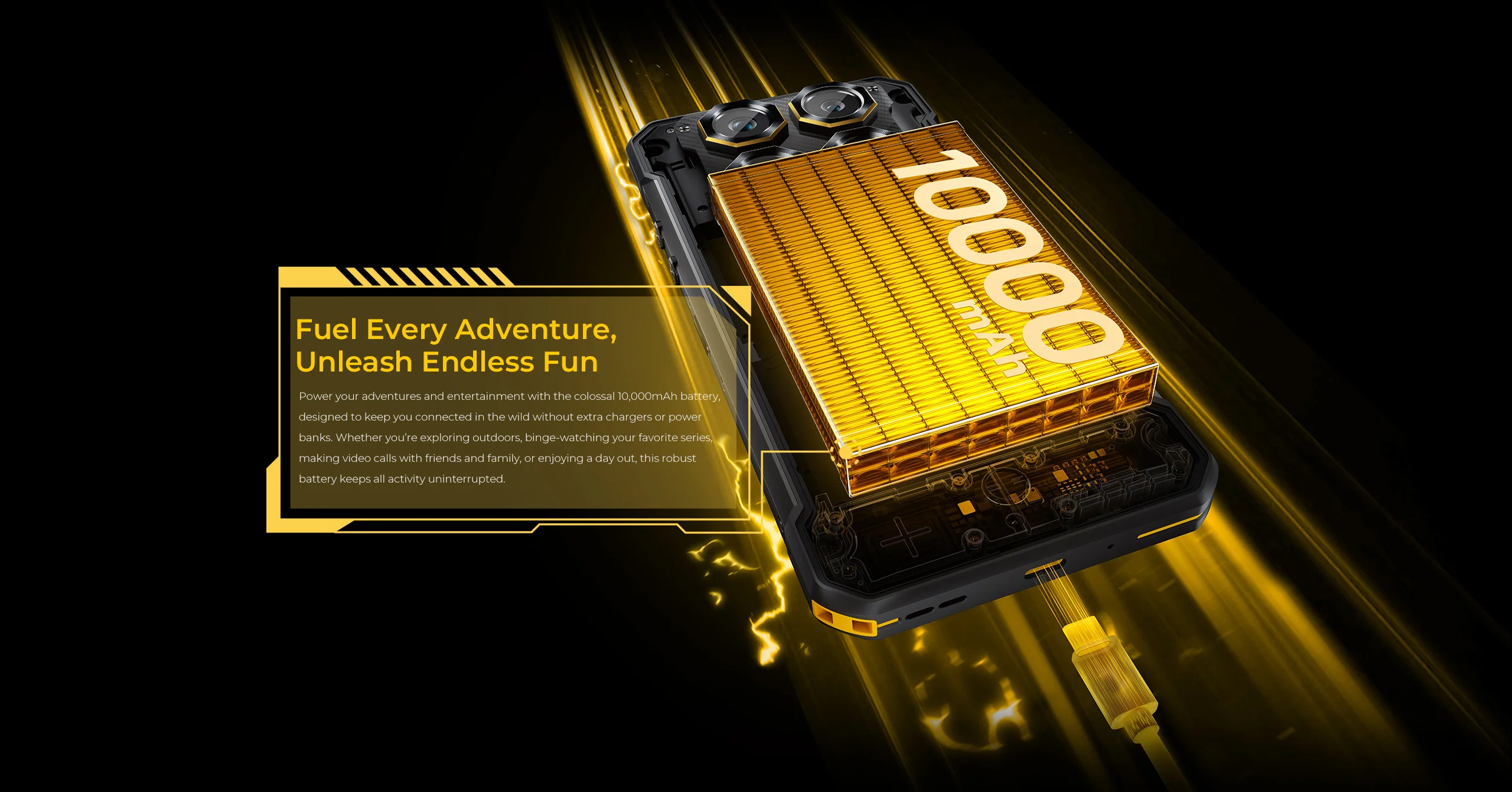 OUKITEL WP60 5G Rugged Smartphone Android 15 MTK 7025 7.2Inch HD 120Hz 256GB/512GB ROM Mobile Phone 108MP 10000mAh Cellphone NFC
