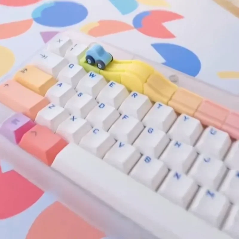 Roller Coaster Keycaps Customized Three-dimensional Keycaps Personalized Resin Keycaps for Cross-switch Mechanical Keyboards