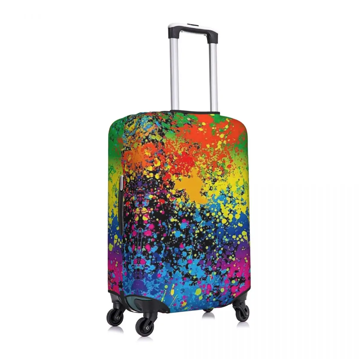 Custom Street Pop Art Graffiti Luggage Cover Funny Colorful Camouflage Suitcase Protector Covers Suit For 18-32 inch