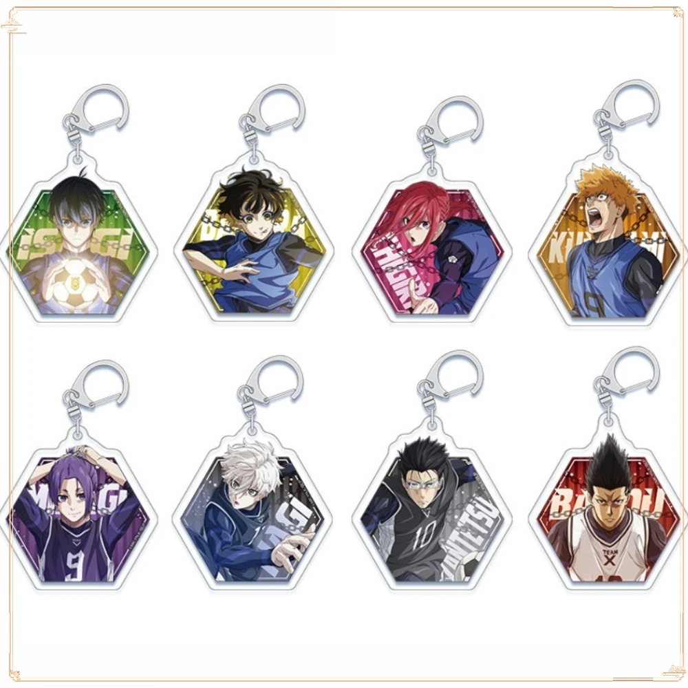 

BLUE LOCK Periphery Two-sided Acrylic Pendant Isagi Yoichi Bachira Meguru Backpack Decoration Pendant Car Keychain Fan Gifts