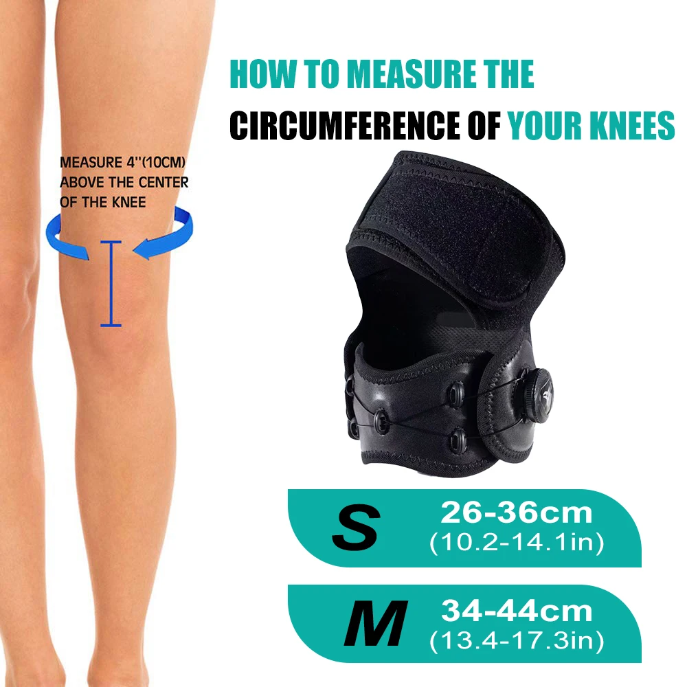 1pcs  Adjustable Patella Knee Brace with Knob Strap Patella Tendon Stabilizer Knee Pain Relief Support for Hiking Soccer - view 6