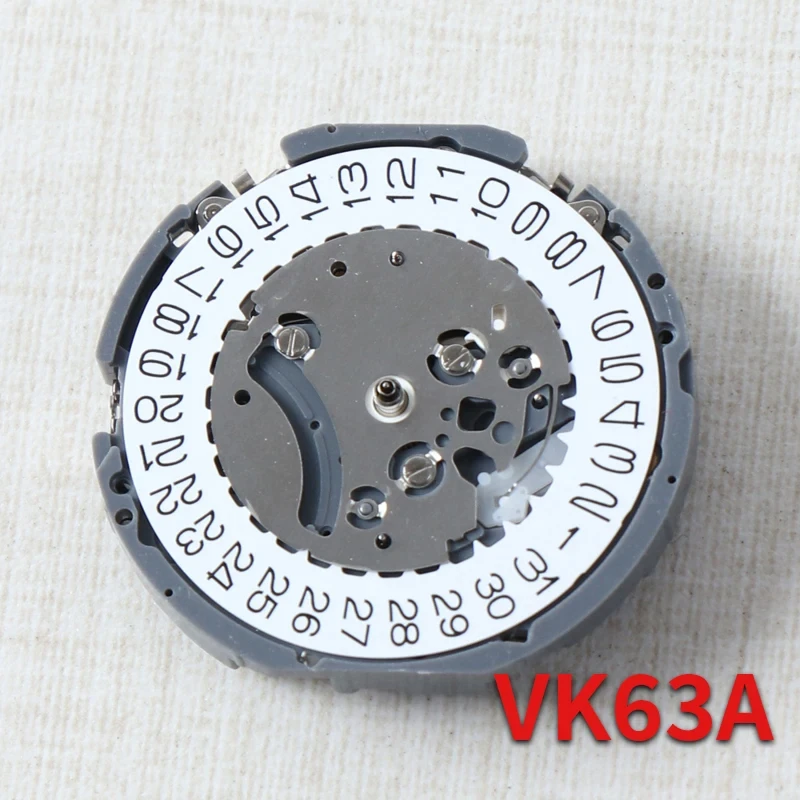 Japanese VK63 High Accuracy For VK63A Daytona Quartz Chronograph With Date 24Hour VK63A Movement Repair Accessories