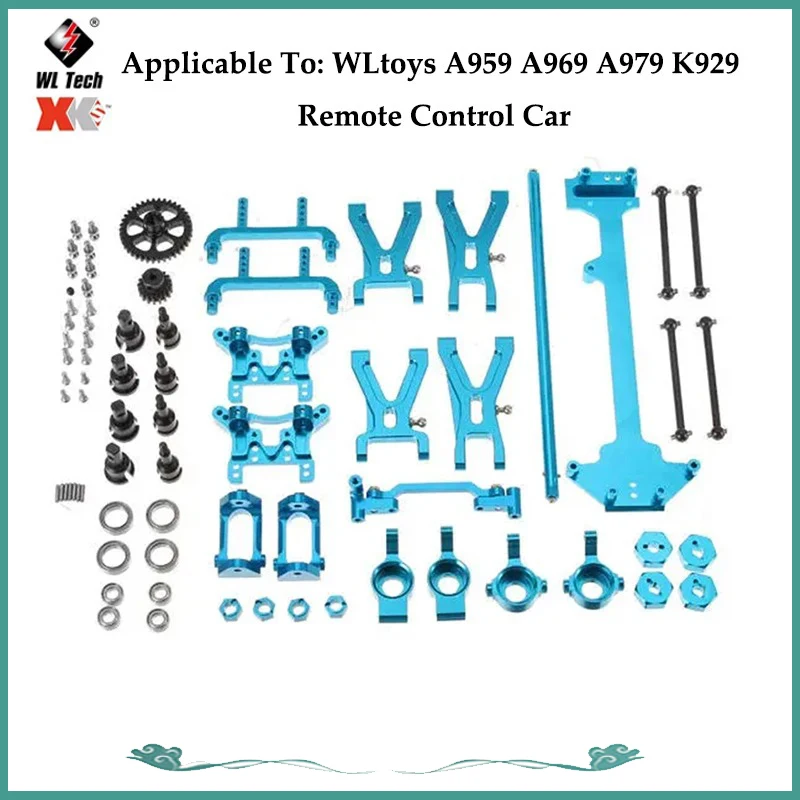 Wltoys-Atualizado tipo C engrenagem de redução do assento, engrenagem do motor, 184011, A959-B, A949-B, A979-B, A969-B, acessório do carro RC, 19 conjuntos