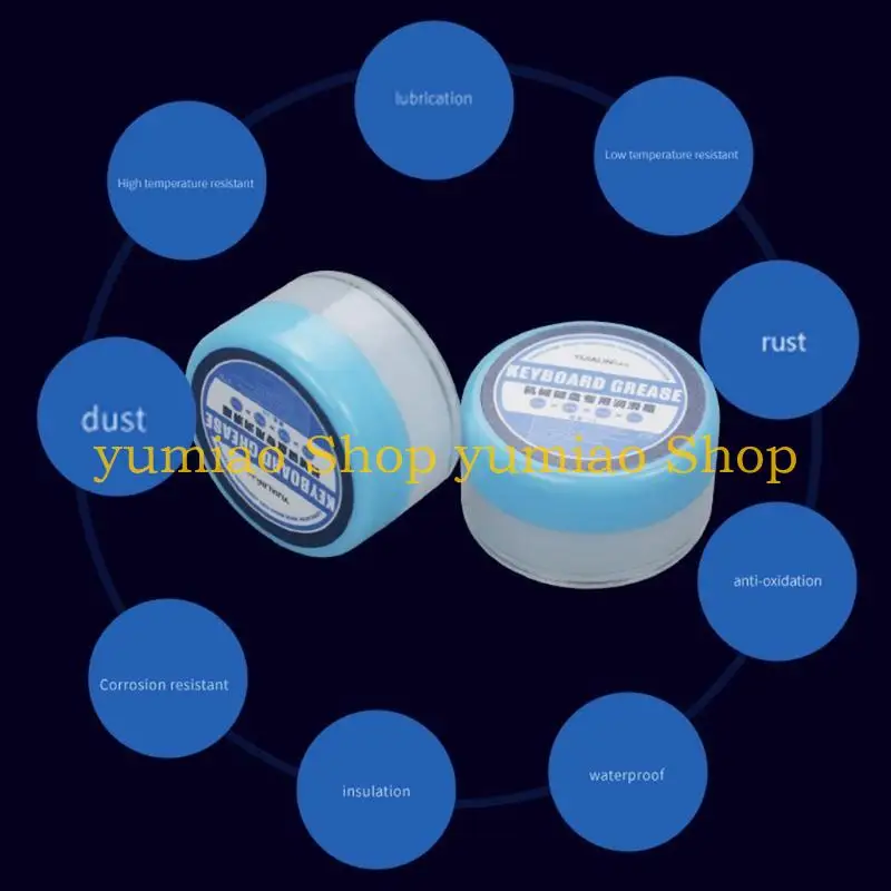 

587B Переключатели Смазка Смазка Масло Механические колпачки клавиш Переключатель Стабилизирующая смазка