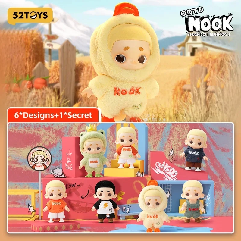 

52TOYS NOOK Plush Doll Series Blind Box Toys Kawaii Anime Action Figure Surprise Mystery Box Dolls Girls Gift