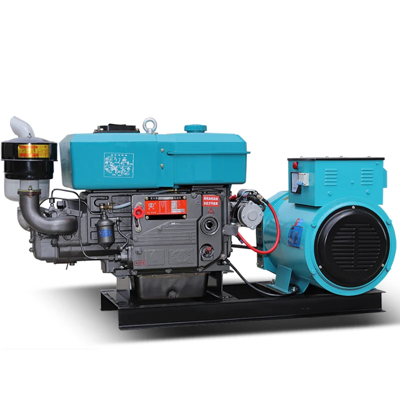 Diesel generator set: 30 kW large water-cooled diesel generator set; standby power supply voltage of breeding plant: 380V