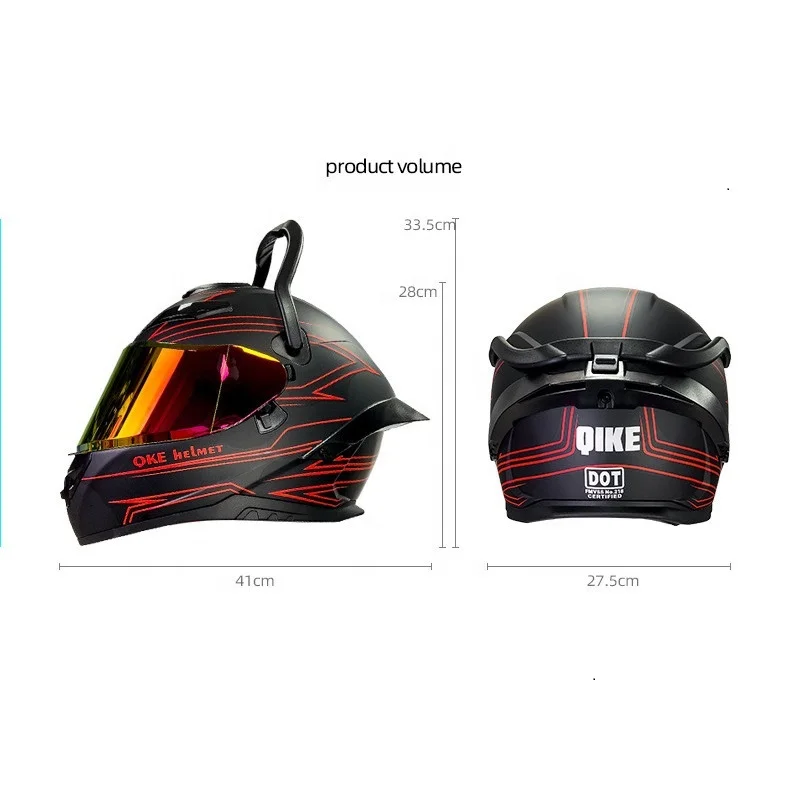 Custom high quality Women men's full face motorcycle racing helmet abs