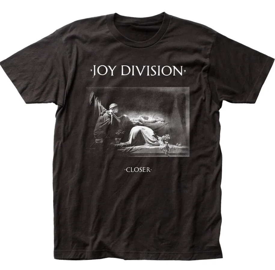 

Футболка Joy Division Closer, мужская футболка с рок-группой, классическая музыкальная графика, черный, белый