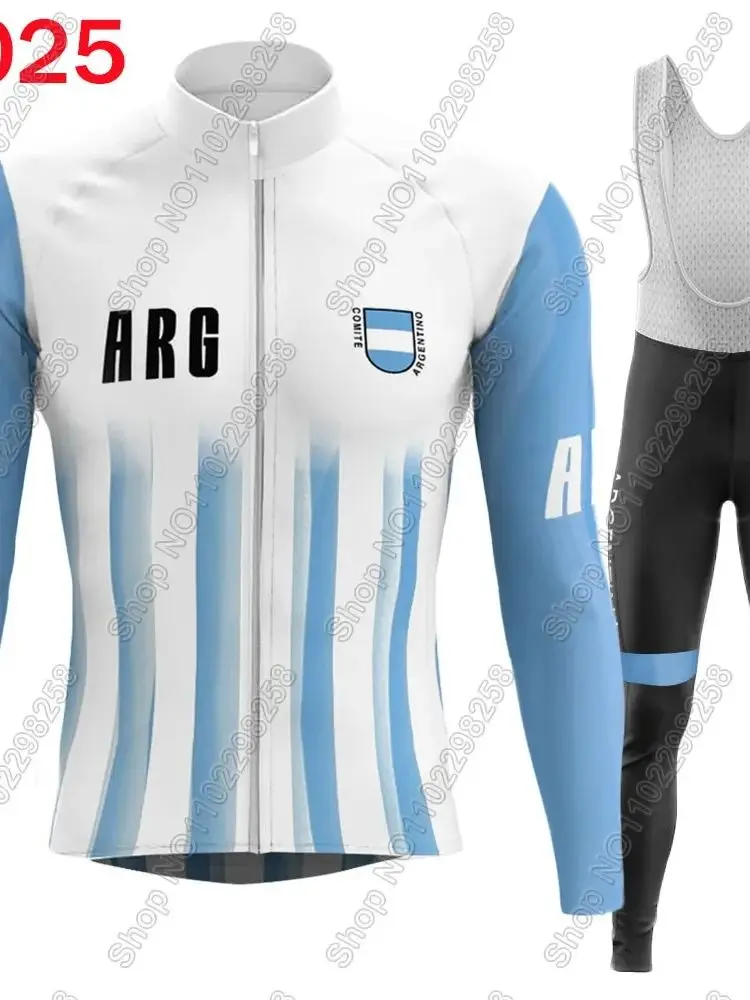 AliExpress NONE Argentina 2025 Cycling Jersey Set Men Summer Winter Clothing Suit Mens Long Sleeve MTB Bike Road Pants Bib Ropa Ciclismo