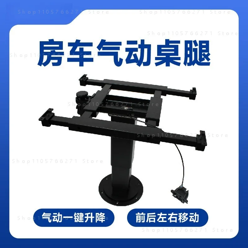 Heavy Duty RV Telescopic Table Frame with Gas Lift, Adjustable Pneumatic Tatami Suitable for Camper Yacht Convertible Bed/Table