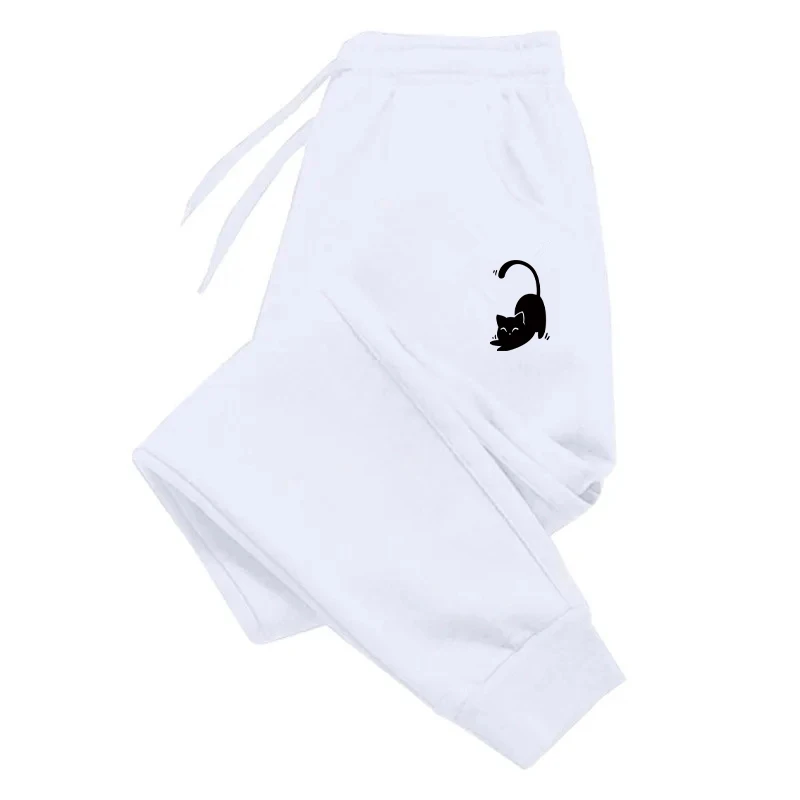 Gatto stampato 2025 autunno e inverno pantaloni da uomo nuovi abbigliamento pantaloni casual sport tute da jogging pantaloni sportivi pantaloni streetwear