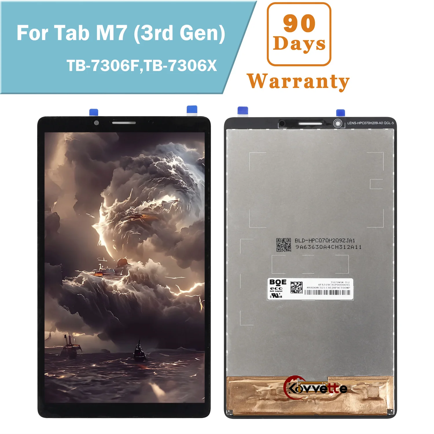 7 インチ Lenovo Tab M7 第 3 世代 TB-7306 TB-7306F TB-7306X LCD