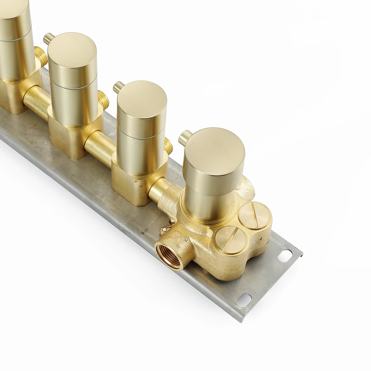 Imagem -02 - Qlonn-rain Shower Head Conjunto para Banheiro Funções Torneira de Grande Fluxo Misturador Termostático Escondido Acessórios de Banho 35*12 em