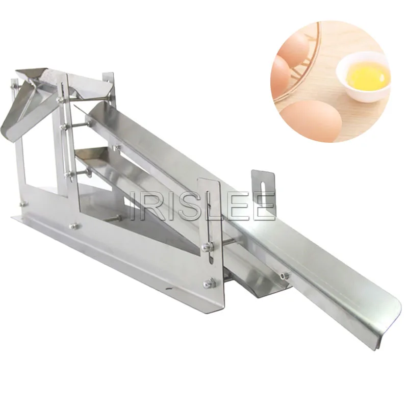 

Stainless Steel Salted Duck Egg Yolk White Breaking Separating Machine / Egg Separator