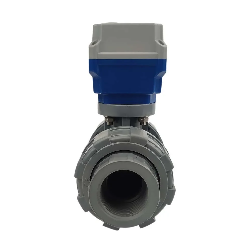 motorized DC12V pvc ball valve