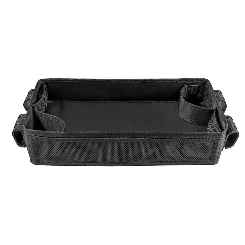 

Snack Tray For Wonderfold W4 Wagon- Stroller Accessory Includes Extra Thick Base, Sides& Side Mesh Storage Pocket
