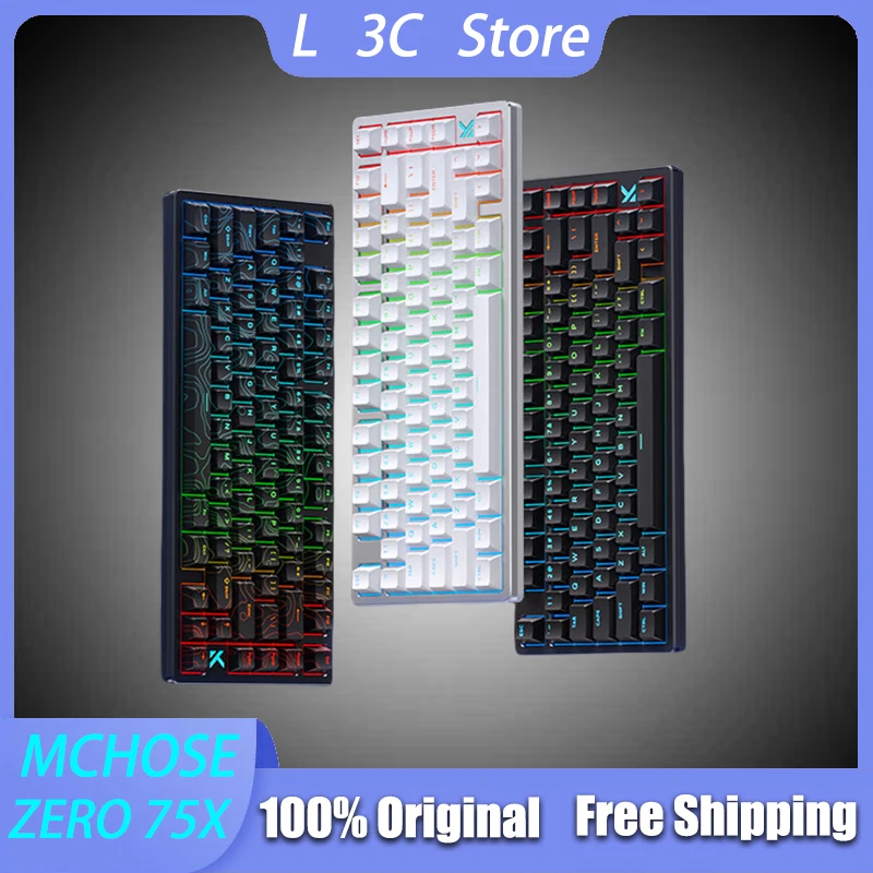 

MCHOSE ZERO 75X Wired Mechanical Keyboard Magnetic Switch Hot Swap RGB Low Latency Gaming Keyboards Customized Pc Accessories