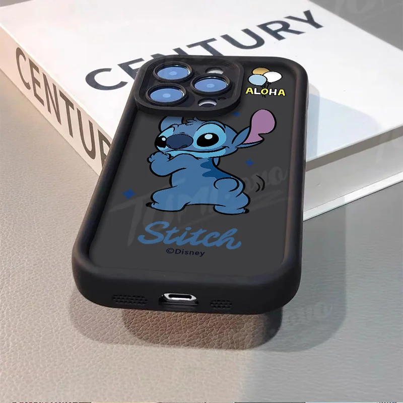 Disney Lovely Stich Angel Soft Case for Samsung Galaxy A55 A35 A25 A15 A05 A05S A24 A13 A23 A12 A22 A32 A52 A52S A72 A11 Cover