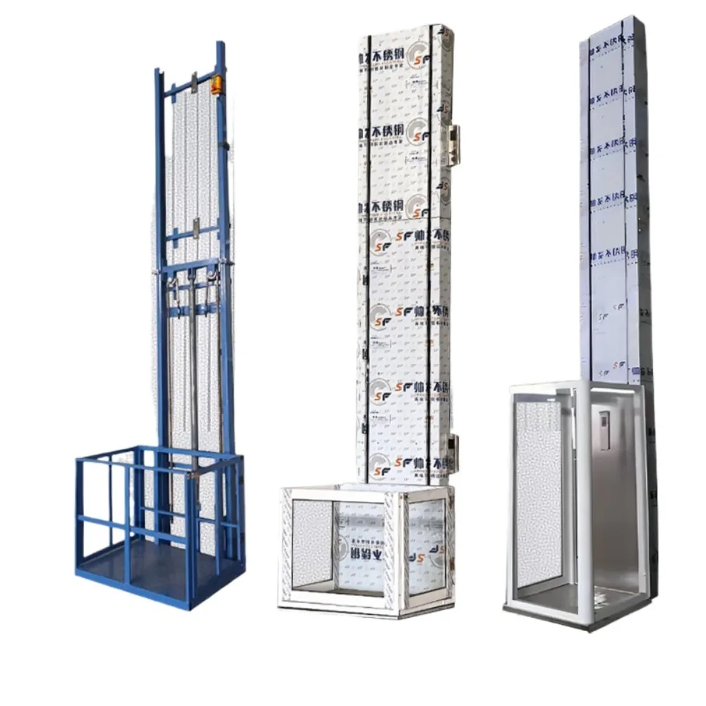 

Hydraulic lift cargo elevator simple factory hoist