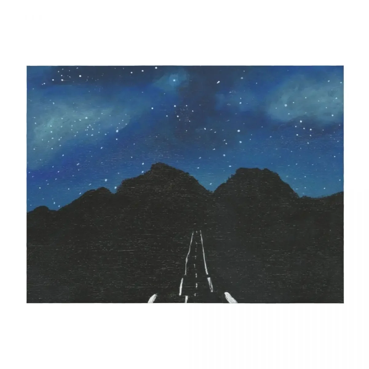 

Lonely Road Throw Blanket Bed Tourist Vintage wednesday Blankets