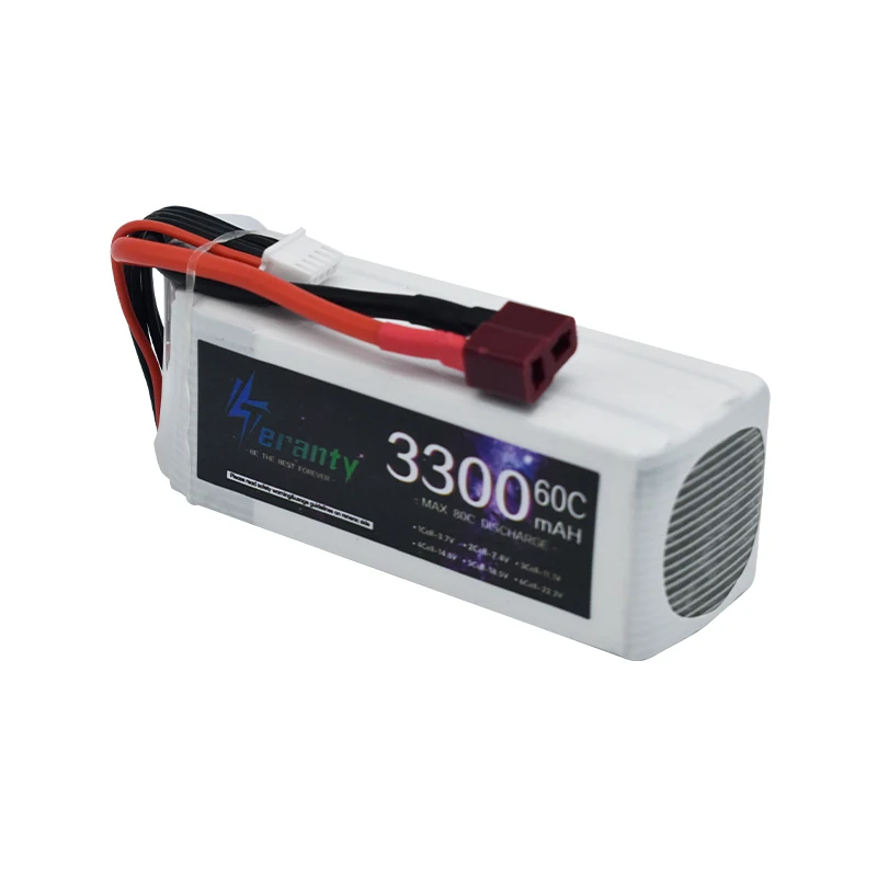 TERANTY 4S Lipo Batterij 14.8V 1800/2600/2800/3300/4200/5200/6000/6800/7800/8200/9300/10400mAh Voor RC Auto Quadcopter Vliegtuig