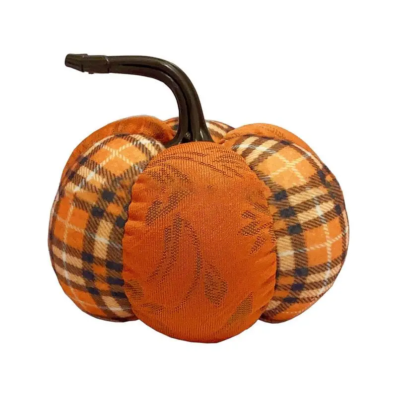 Fall Artificial Pumpkin Innovative Decorative Pumpkins Halloween Simulation Pumpkin Soft Figurines Home Decor Halloween Stuffed