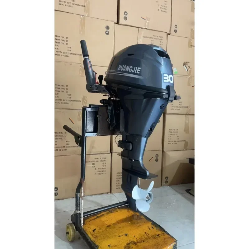 30HP 4 Stroke Outboard Boat Engine Water Jet with Fuel Tank Onsale CDI Ignition System Water Cooling System Manual Start