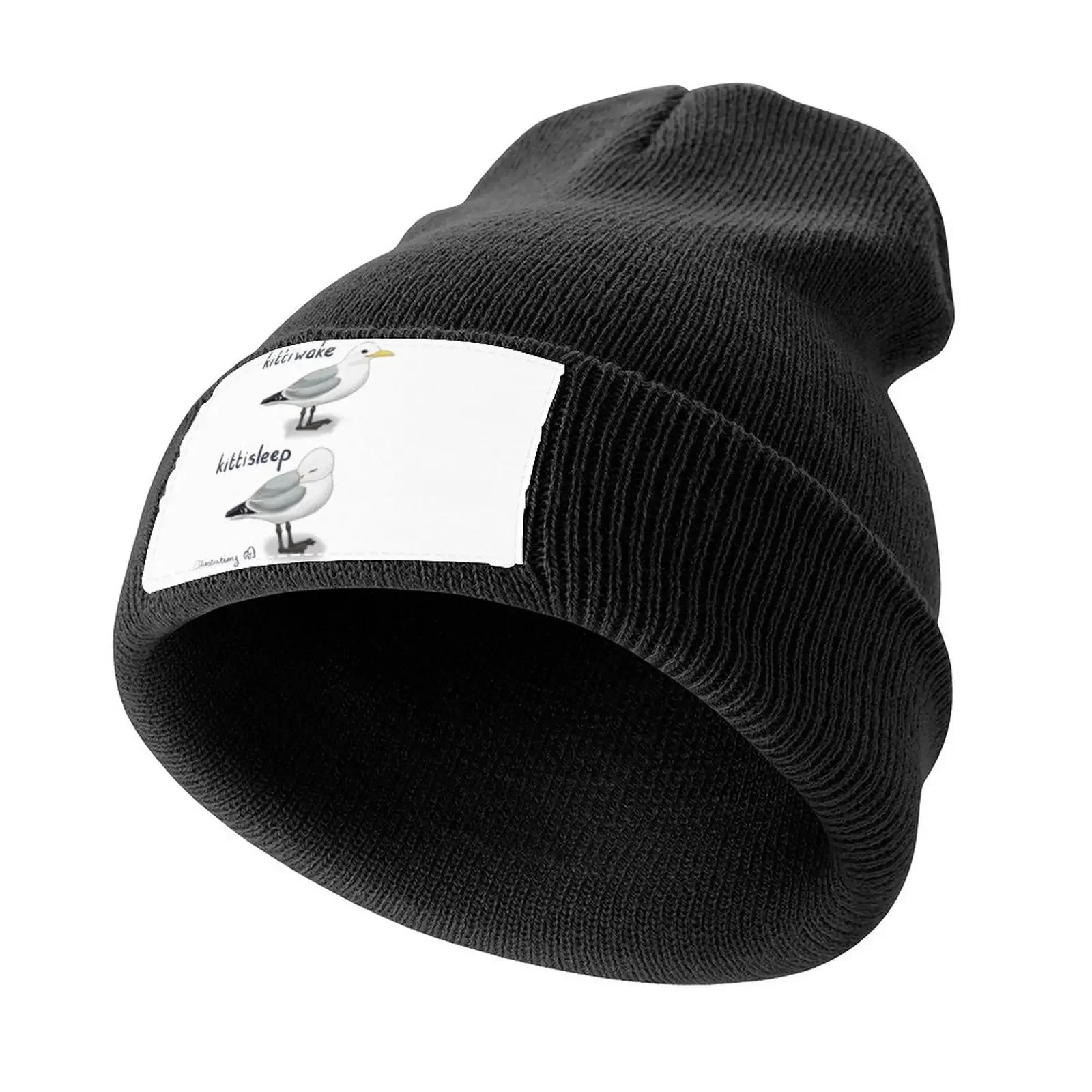 Kittiwake / Kittisleep Knitted Cap Beach Outing Beach Bag Mens Caps Women's