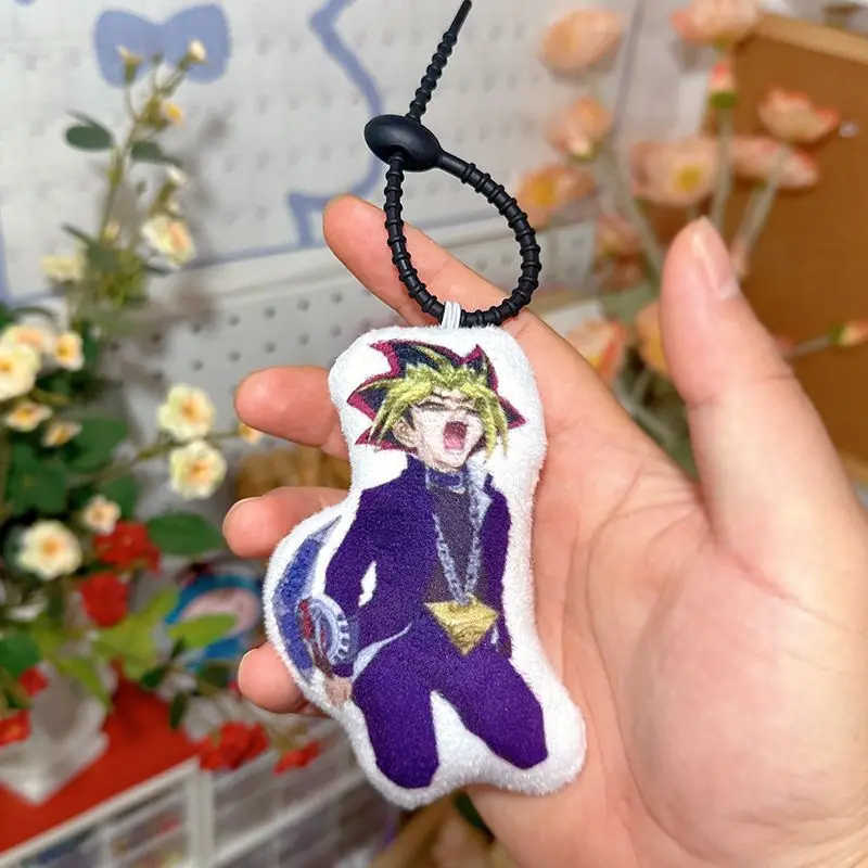 Ю-Ги-О! Yūgi Mutō Аниме и игровая периферия 2D мультяшный голосовой кулон творческая личность брелок декомпрессионная игрушка оптом