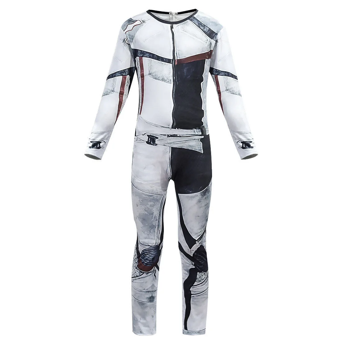 Halloween D-Descendants 3 Boys Costume Jay Carlos Cosplay Bodysuit+gloves+mask Sets Carnival Dress Up Suit for Kids Party Gifts