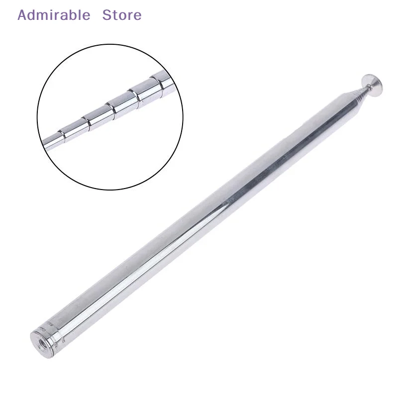 wFM AM Radio Antenna 140 cm 10 Section Adjustable Telescopic Design for Strong Signal Home Office Use
