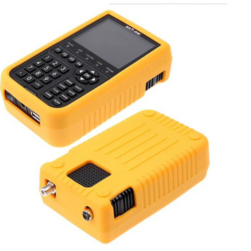 Satlink WS-6909 3.5 بوصة DVB-S & DVB-T Combo Signal Finder، WS 6909 مقياس إشارة الأقمار الصناعية الرقمية والأرضية #4