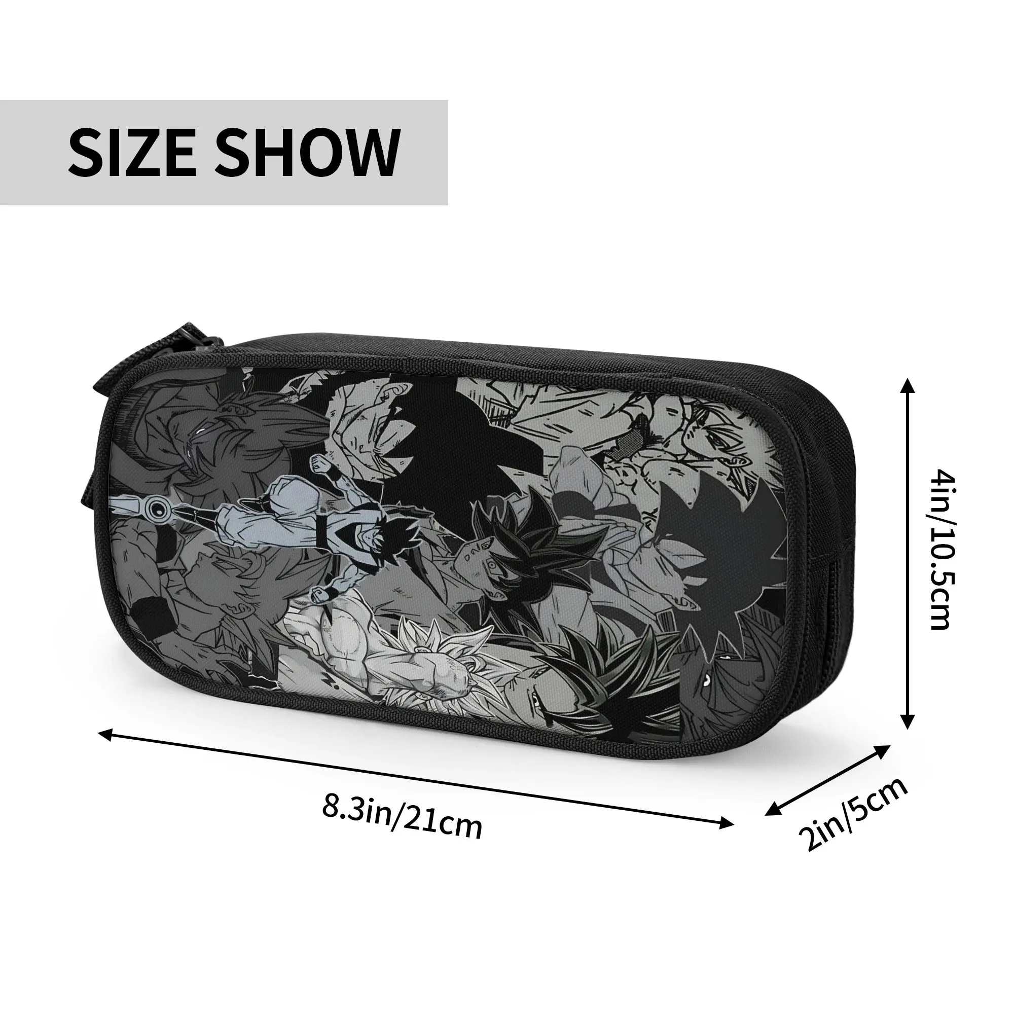 Custom Dragon Ball Z Large Capacity Bags for Child  School Pencil Bag for Boys Gilrs Kids